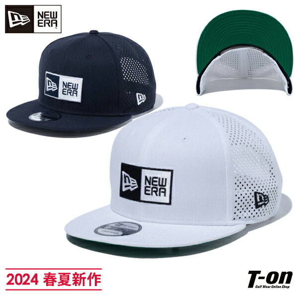 ニューエラ ゴルフ ニューエラ NEW ERA 日本正規品 メンズ レディース キャップ メッシュキャップ 9FIFTY フラットバイザー 平つば 抗菌スウェットバンド サイズ調整可能 2024 春夏 新作 ゴルフ