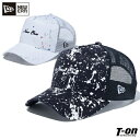 ニューエラ ゴルフ ニューエラ NEW ERA 日本正規品 メンズ レディース キャップ メッシュキャップ 9FORTY A-Frame 抗菌スウェットバンド スプラッシュプリント ロゴ刺繍 サイズ調整可能 2024 春夏 新作 ゴルフ