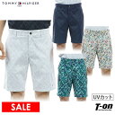 トミー ヒルフィガー ゴルフ TOMMY HILFIGER GOLF 日本正規品 メンズ パンツ ショートパンツ ハーフパンツ UVカット 吸水速乾 ストレッチ THモノグラム柄 M～3Lまでご用意 【送料無料】 2024 春夏 新作 ゴルフウェア