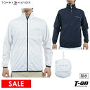 トミーヒルフィガー ブルゾン メンズ トミー ヒルフィガー ゴルフ TOMMY HILFIGER GOLF 日本正規品 メンズ ブルゾン ウィンドジャケット 撥水 ストレッチ パッカブル ロゴプリント 3Lまでご用意 【送料無料】 2024 春夏 新作 ゴルフウェア