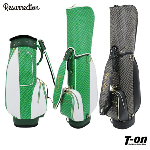 レザレクション Resurrection メンズ レディース キャディバッグ 8.5型 Rallina ラリーナ ジオメトリック柄 幾何学柄 ロゴ刺繍 高級感 ...