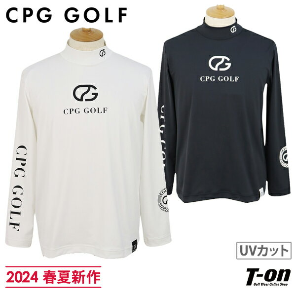 シーピージー ゴルフ CPG GOLF メンズ ハイネックシャツ 長袖 モックネックシャツ UVカット 吸水速乾 ...