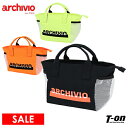 【50%OFF SALE】アルチビオ archivio メンズ レディース カートバッグ ラウンドバッグ トートバッグ メッシュポケット ネオンカラー ロゴ刺繍...