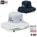 ニューエラ ゴルフ ニューエラ NEW ERA 日本正規品 レディース ハット アドベンチャーハット サファリハット UVカット 接触冷感 ワイドブリブ つば縁ワイヤー入り あご紐付き ロゴ刺繍 2024 春夏 新作 ゴルフ