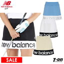 ニューバランス ニューバランス ゴルフ new balance golf レディース スカート 台形スカート ジャージ素材 JERSEY SKIRT インナーパンツ付き ビックロゴプリント 【送料無料】 2024 春夏 新作 ゴルフウェア