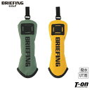 ブリーフィング ゴルフ BRIEFING GOLF メンズ レディース ヘッドカバー ユーティリティ用ヘッドカバー 撥水 ナイロン素材 内側ボア仕様 レザーロゴ...