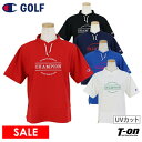 【50%OFF SALE】チャンピオン チャンピオン ゴルフ Champion 日本正規品 レディース ハイネックシャツ 半袖 モックネックシャツ UVカット ...