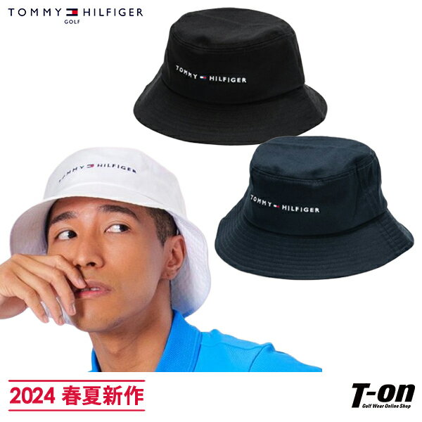 トミー ヒルフィガー ゴルフ TOMMY HILFIGER GOLF 日本正規品 メンズ レディース ハット バケットハット コットン素材 ロゴ刺繍 2024 春夏 新作 ゴルフ