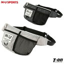 MUスポーツ エムユー スポーツ M.U SPORTS MUSPORTS レディース ウエストポーチ ウエストバッグ リップストップ素材 Dカン付き チェック柄...