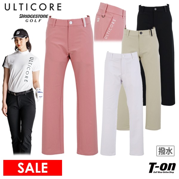 アルティコア ブリヂストン ゴルフ ULTICORE BRIDGESTONE GOLF レディース パンツ ロングパンツ 9分丈パンツ ストレッチ ロゴプリント M～3Lまでご用意 【送料無料】 2024 春夏 新作 ゴルフウェア