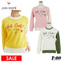 【50%OFF SALE】ジュン&ロペ ジュンアンドロペ JUN&ROPE レディース セーター クルーネック コットン混紡インターシャニット Golf Cal...