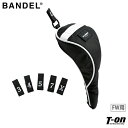 バンデル BANDEL メンズ レディース ヘッドカバー フェアウェイ用 FW リップストップ素材 パイピングデザイン 番手チップ付き HEADCOVER FW...