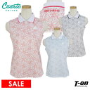 【Fashion THE SALE】【40%OFF SALE】クアルトユナイテッド Cuarto UNITED レディース ポロシャツ ノースリーブ フラワー柄...