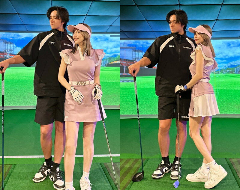 ミラーナインゴルフ MIRROR9GOLF レディース スカート バックフレアスカート 切替フレア メッシュフレア ストレッチ インナーパンツ付 ウエスト後ろ伸縮 配色切替デザイン 【送料無料】 ゴルフウェア