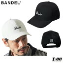 バンデル BANDEL メンズ レディース キャップ ツイル素材 スベリリブゴム仕様 筆記体ロゴ刺繍 【送料無料】 ゴルフ