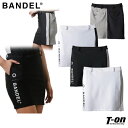 バンデル BANDEL レディース スカート インナーパンツ付 ストレッチ サイドスナップボタン 配色切替デザイン ロゴプリント 【送料無料】 ゴルフウェア