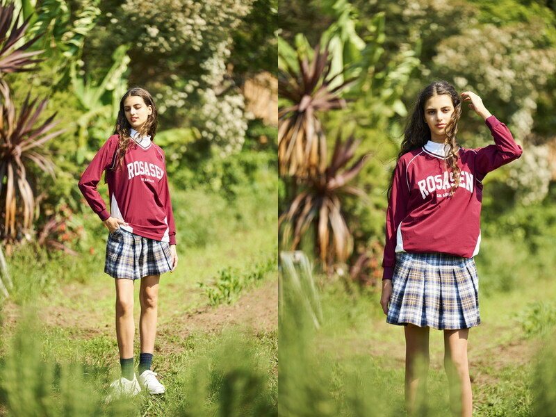 ロサーセン エーライン ROSASEN Aline レディース スカート プリーツスカートウール混紡 インナーパンツ一体型 チェック柄 ウォーム感 ボックスロゴワッペン 【送料無料】 2025 秋冬 新作 ゴルフウェア