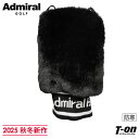 アドミラルゴルフ Admiral Golf 日本正規品 メンズ レディース 手甲 ハンドウォーマー 右手用 ボア素材 裏フリース 保温 ロゴジャガードリブ 防寒...