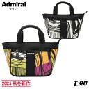 アドミラルゴルフ Admiral Golf 日本正規品 メンズ レディース カートバッグ ラウンドバッグ ジオメトリック柄 トートバッグ マットな質感 ロゴプリント 【送料無料】 2025 秋冬 新作 ゴルフ