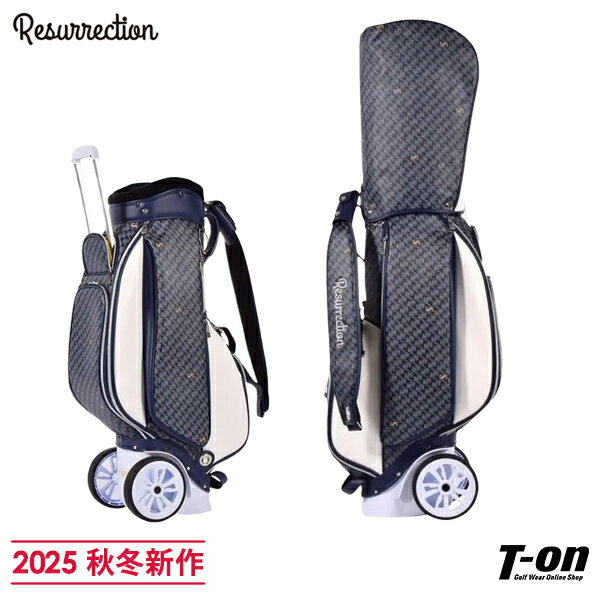 レザレクション Resurrection メンズ レディース キャディバッグ 9型 キャスター付き キュクヌス No.2 46インチ対応 大きめタイヤ 安定感 ...