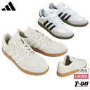 アディダス アディダスゴルフ adidas Golf 日本正規品 レディース シューズ ゴルフシューズ スパイクレス サンバ ゴルフ 天然皮革 防水 3ラインデ...