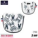 サイコバニー Psycho Bunny 日本正規品 メンズ レディース パターカバー マレット型パターカバー ヘッドカバー レザー調素材 モノグラム バニー柄プ...