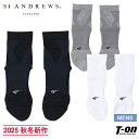 セントアンドリュース St ANDREWS メンズ ソックス ショートソックス FOOTMAXコラボ 立体構造 サポート機能 足裏滑り止め加工 高機能ソックス 2025 秋冬 新作 ゴルフ