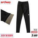 アルチビオ archivio レディース レギンス 10分丈 裏起毛レギンス 保温 防寒 ロゴプリント付 ワンポイントデザイン 【送料無料】 2025 秋冬 新...
