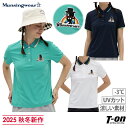 【ポイント10倍 10/27 12:59迄】マンシングウェア Munsingwear レディース ポロシャツ 半袖 UVカット -3℃ 涼しい素材 TAROUTコラボ 70周年限定 ワンポイント刺繍 衿ラインデザイン M~3Lまでご用意 【送料無料】 2025 秋冬 新作 ゴルフウェア