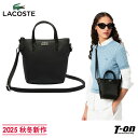 ラコステ LACOSTE 日本正規品 メンズ レディース カートバッグ ショルダーバッグ ミニバッグ カートポーチ ハンドル付き レザー調 ロゴ刺繍 【送料無料】 2025 秋冬 新作