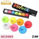 ボルビック Volvik メンズ レディース ゴルフボール カラーボール7個セット VIVID RAINBOW PACK 7色入り オリジナルボックス入り プレ...