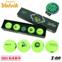 ボルビック Volvik メンズ レディース ゴルフボール マーカーセット VIVID SOFT カラーボール アベンチャーズ ハルクコラボ ボール4個 ライム...