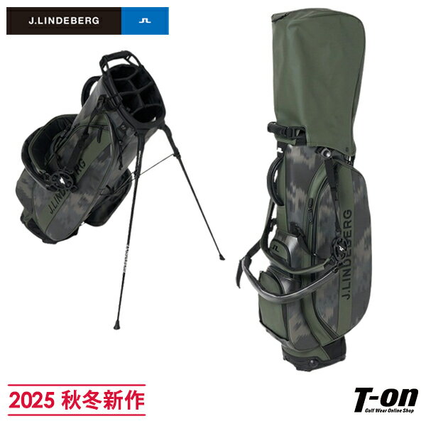 Jリンドバーグ J.LINDEBERG 日本正規品 メンズ レディース キャディバッグ スタンド式キャディバッグ 9型 ベゼルコラボ 耐水素材 背負えるショルダ...