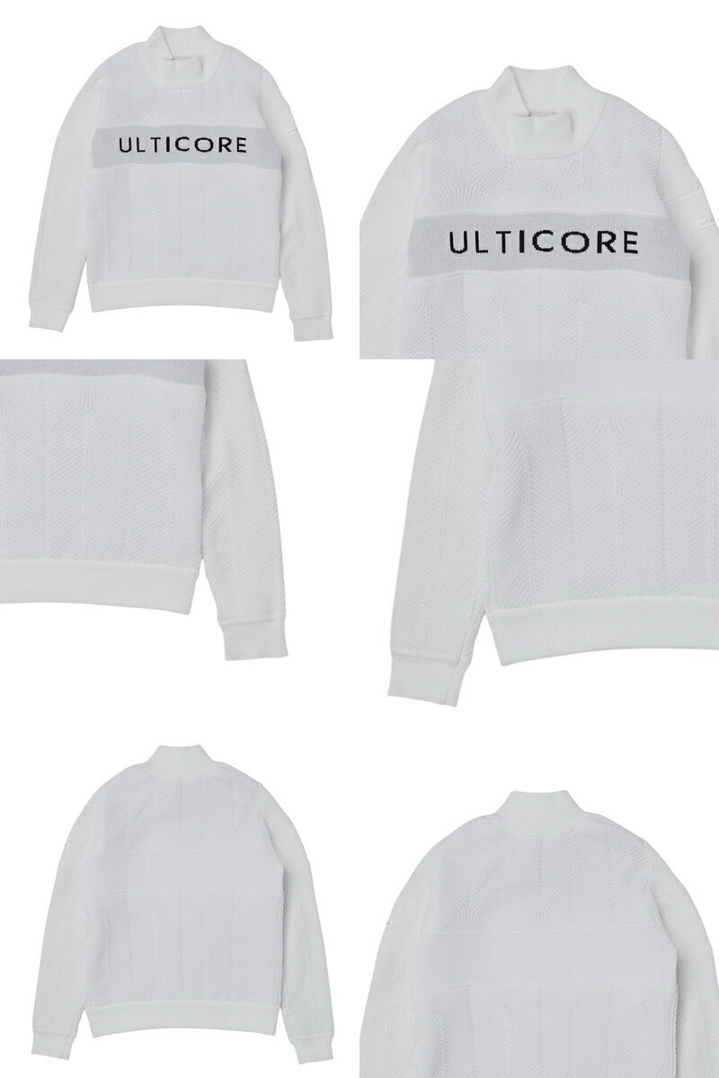【30％OFF SALE】アルティコア ブリヂストン ゴルフ ULTICORE BRIDGESTONE GOLF レディース セーター ハイネックセーター ニットプルオーバー 撥水加工糸使用 ロゴジャガード M〜3L 【送料無料】 2025 秋冬 新作 ゴルフウェア