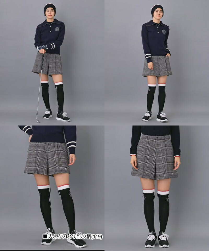 アダバット adabat レディース パンツ ショートパンツ 【ADABAT NAVY】ハイブリッドダウンキュロット 【送料無料】 2025 秋冬 新作 ゴルフウェア