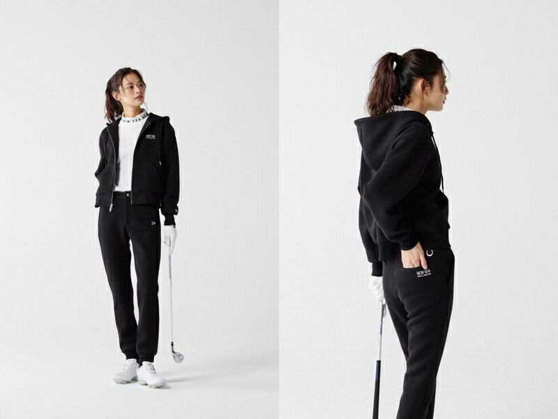 ニューエラ ゴルフ ニューエラ NEW ERA 日本正規品 レディース パンツ ロングパンツ スウェットパンツ ジョガーパンツ 撥水 ダンボールニット ロゴ刺繍入り 【送料無料】 2025 秋冬 新作 ゴルフウェア