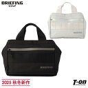 ブリーフィング ゴルフ BRIEFING GOLF メンズ レディース カートバッグ ラウンドバッグ トートバッグ シーズン限定 メタルコレクション エアーバリスティックナイロン素材 止水ファスナー仕様 着脱式キーホルダー内蔵 メタリックロゴ刺繍 【送料無料】 2025 秋冬 新作 ゴルフ