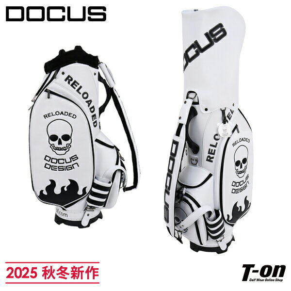 ドゥーカス DOCUS メンズ レディース キャディバッグ 10インチ 大型サイズ レザー調 DESPERADO 25 TOUR 10 リミテッドモデル 3点式...