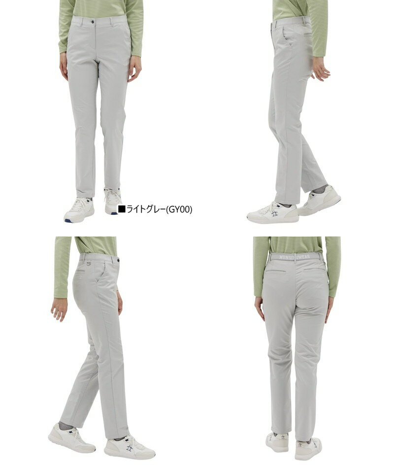 【ブラックフライデーP10倍】マンシングウェア Munsingwear レディース パンツ ロングパンツ ヒートナビパンツ +5℃ 蓄熱保温 撥水 ストレッチ ウエスト後ろロゴ入りゴム仕様 M〜3L 【送料無料】 2025 秋冬 新作 ゴルフウェア