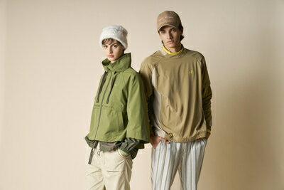 ヒールクリーク Heal Creek レディース ブルゾン 蓄熱裏地付 撥水 透湿 軽量 ストレッチ レイヤード風 切替デザイン ロゴ刺繍 イタリア製生地使用 【送料無料】 2025 秋冬 新作 ゴルフウェア