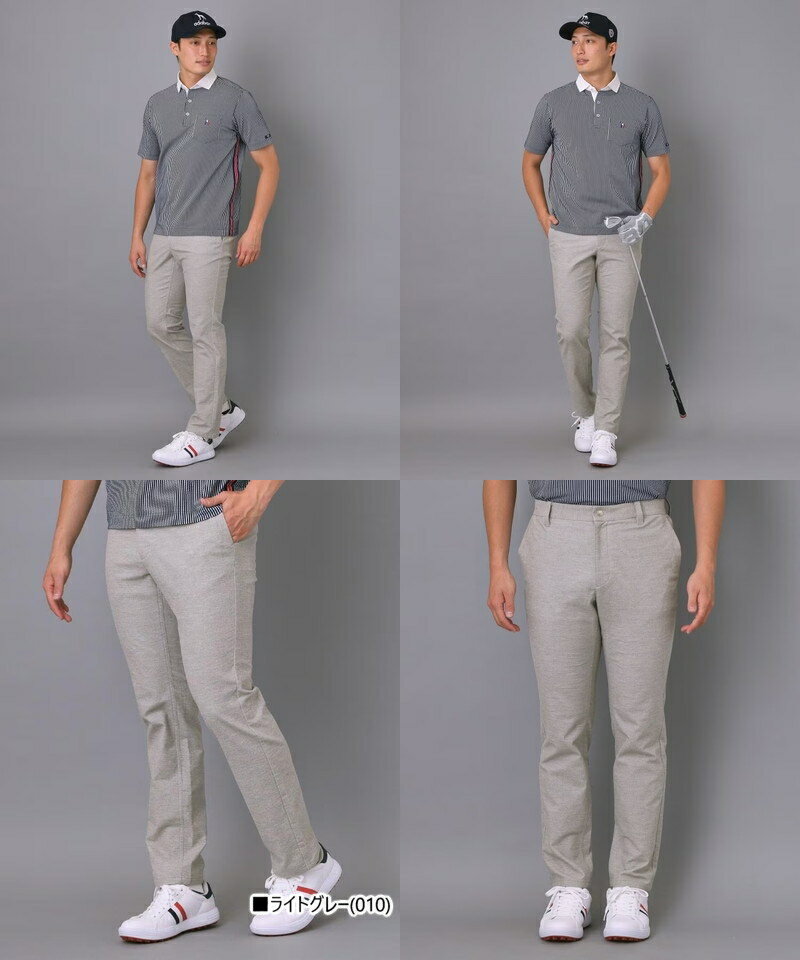 アダバット adabat メンズ パンツ ロングパンツ 【新レーベル ADABAT NAVY】ドビースウェードスストレッチパンツ 【送料無料】 2025 秋冬 新作 ゴルフウェア