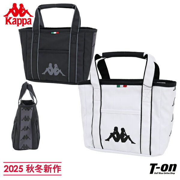 カッパ カッパゴルフ Kappa Golf メンズ レディース カートバッグ トートバッグ ラウンドバッグ ロゴプリント トリコローレピスネーム 2025 秋冬...