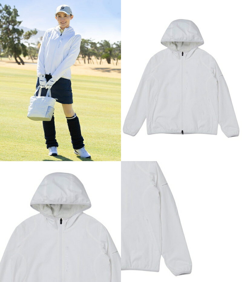 アルティコア ブリヂストン ゴルフ ULTICORE BRIDGESTONE GOLF レディース ブルゾン フード付き 身頃裏起毛 保温 撥水 防風 ストレッチ コーデュラナイロン素材 立体パターン設計 ロゴプリント M〜3Lまでご用意 【送料無料】 2025 秋冬 新作 ゴルフウェア