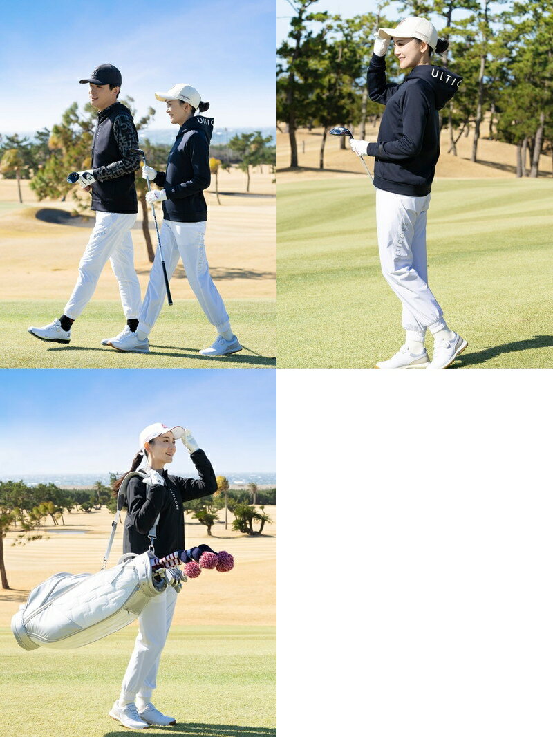 アルティコア ブリヂストン ゴルフ ULTICORE BRIDGESTONE GOLF レディース パンツ ロングパンツ ジョガーパンツ 一部裏起毛 保温 撥水 防風 ウエスト一部伸縮 防寒 3Dパターン設計 コーデュラ素材 ロゴプリント M〜3Lまでご用意 【送料無料】 2025 秋冬 新作 ゴルフウェア