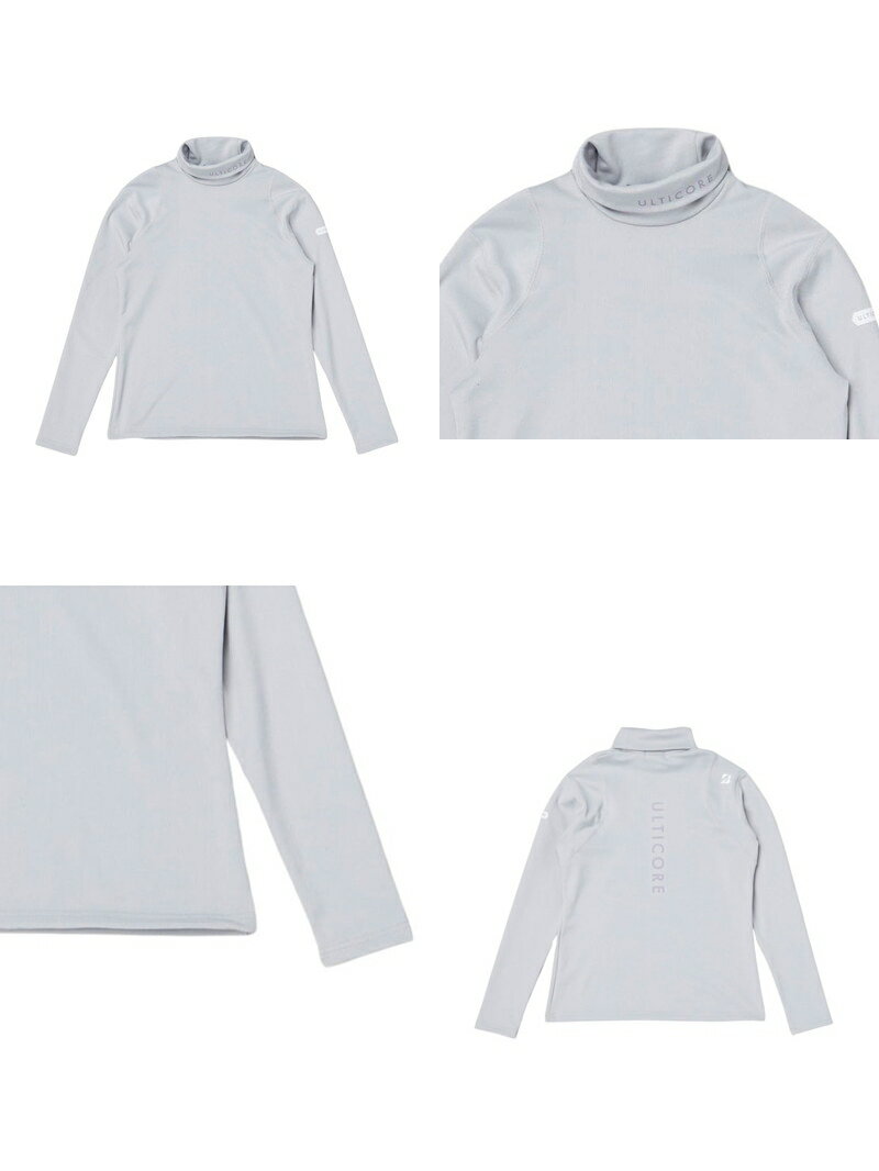 アルティコア ブリヂストン ゴルフ ULTICORE BRIDGESTONE GOLF レディース ハイネックシャツ 長袖 タートルネックシャツ 保温 4WAYストレッチ バックロゴプリント インナーシャツにもなる M〜3L 【送料無料】 2025 秋冬 新作 ゴルフウェア