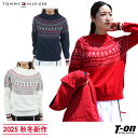 トミー ヒルフィガー ゴルフ TOMMY HILFIGER GOLF 日本正規品 レディース セーター ハイネックニット プルオーバー フェアアイル柄 求心柄 ...