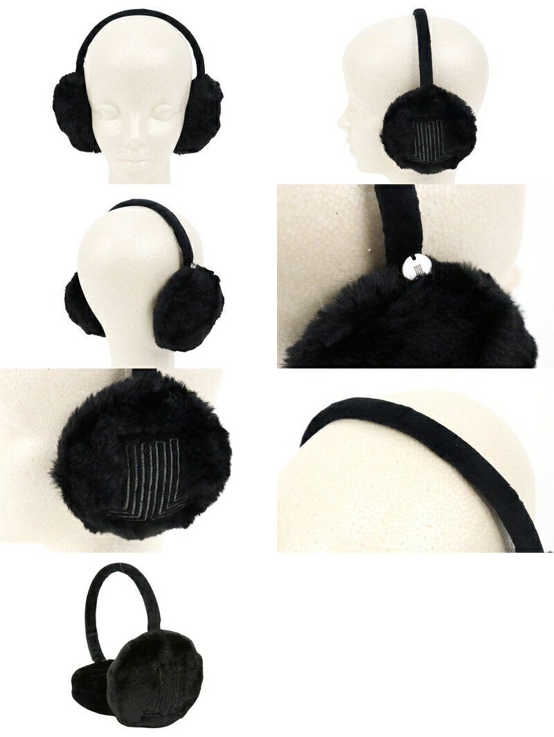 ランバン スポール LANVIN SPORT 日本正規品 レディース イヤーウォーマー イヤーマフ フェイクファー素材 アーム微調節可 保温 防寒 耳当て部分内側に収納可メタルパーツ付 2025 秋冬 新作 ゴルフ　【送料無料】