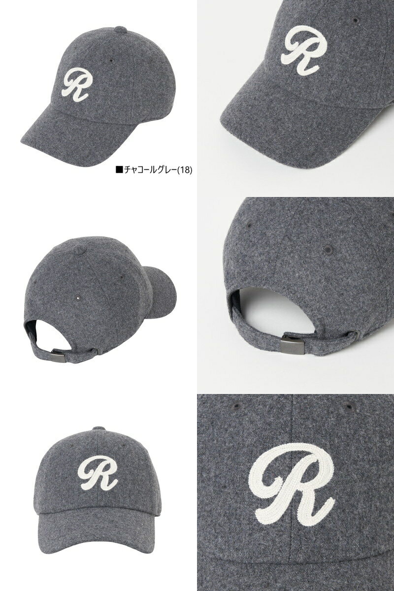 ロサーセン ROSASEN レディース キャップ フラノキャップ チェーンロゴ刺繍 ウール混 暖かみのある素材 吸水速乾機能付裏メッシュ仕様 2025 秋冬 新作 ゴルフ