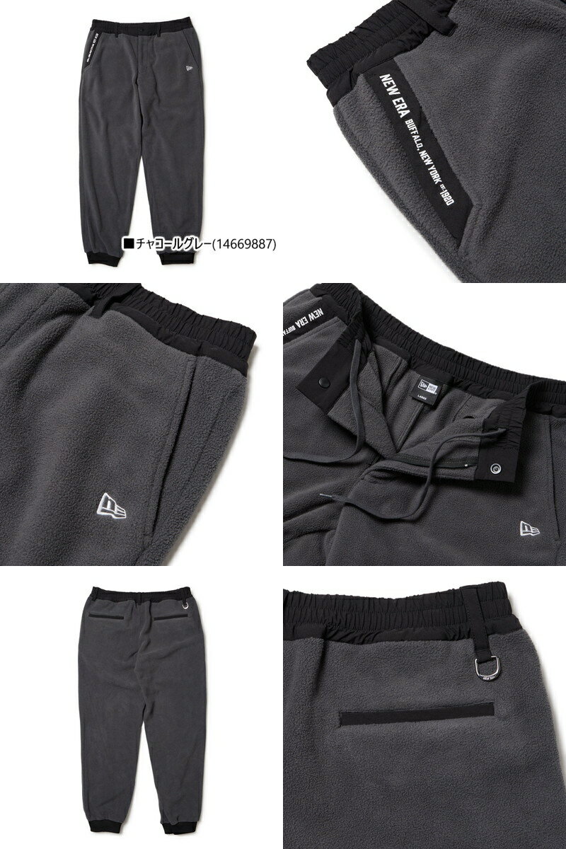 ニューエラ ゴルフ ニューエラ NEW ERA 日本正規品 メンズ パンツ ロングパンツ ジョガーパンツ フリース素材 ストレッチ 保温 防寒 ウエストゴム ロゴプリント M〜3Lまでご用意 GF FLEECE PANTS 【送料無料】 2025 秋冬 新作 ゴルフウェア
