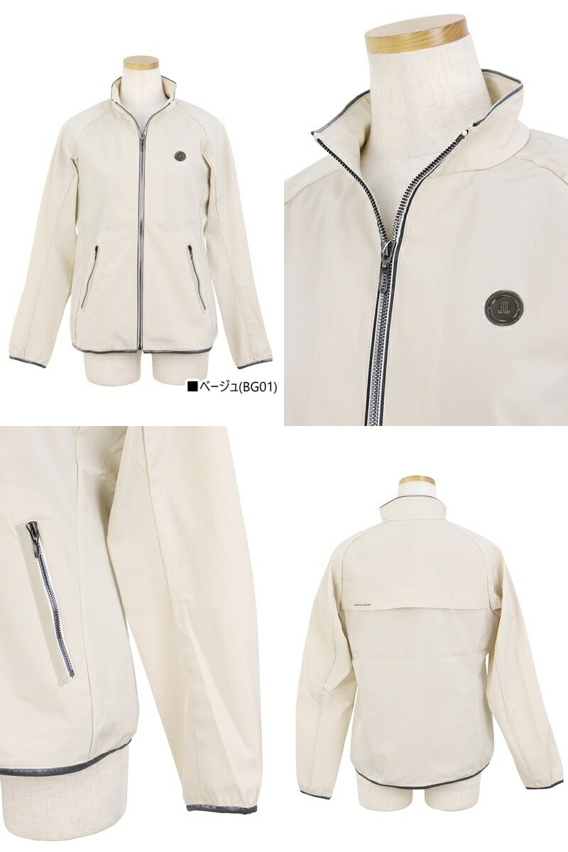 【ブラックフライデーP10倍】ランバン スポール LANVIN SPORT 日本正規品 レディース ブルゾン 一部ダウン入りライナー付き ノーカラーベストにもなる 3WAY スマートパディング 蓄熱 保温 ロゴワッペン M〜3Lまで 【送料無料】 2025 秋冬 新作 ゴルフウェア